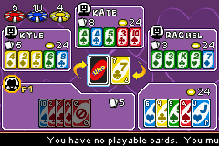 Uno 52 screenshot 5 for GameBoy Advance